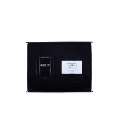 Coffret - Bougie Parfumée Thé Blanc & Figue & Savon Diamant