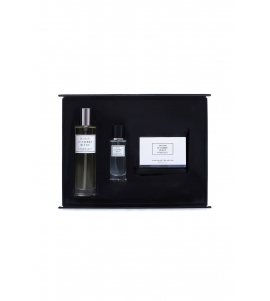 Coffret - Bougie Parfumée Thé Blanc & Figue & Savon Diamant