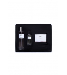 Coffret - Bougie Parfumée Thé Blanc & Figue & Savon Diamant