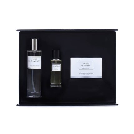 Coffret - Bougie Parfumée Thé Blanc & Figue & Savon Diamant
