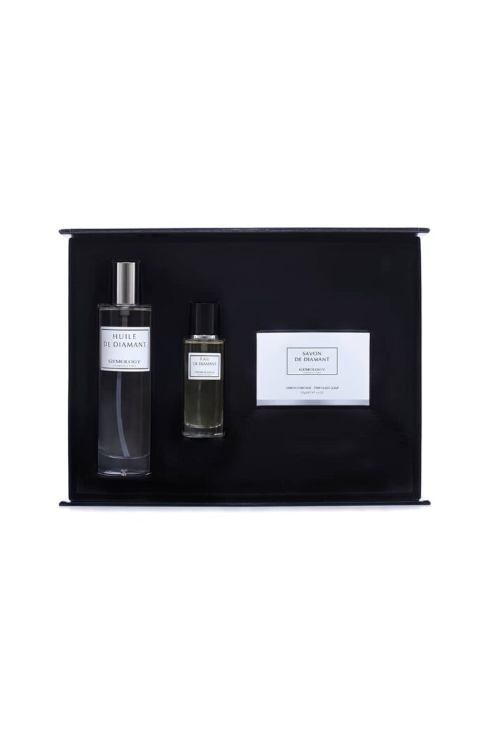 Coffret - Bougie Parfumée Thé Blanc & Figue & Savon Diamant
