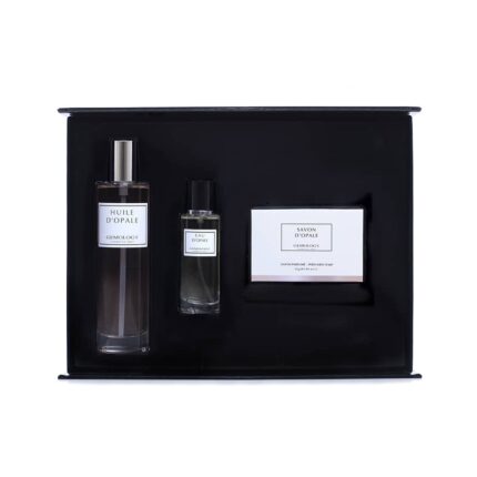 Coffret - Bougie Parfumée Thé Blanc & Figue & Savon Diamant